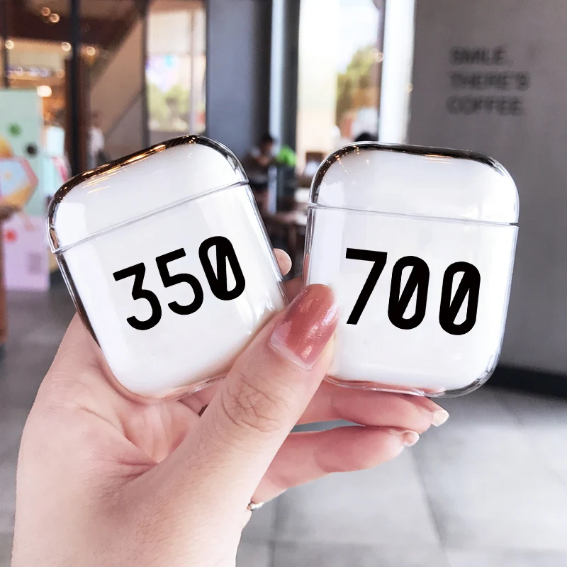 Модный уличный чехол для AirPods Pro 2 прозрачный жесткий Bluetooth гарнитуры защитный air