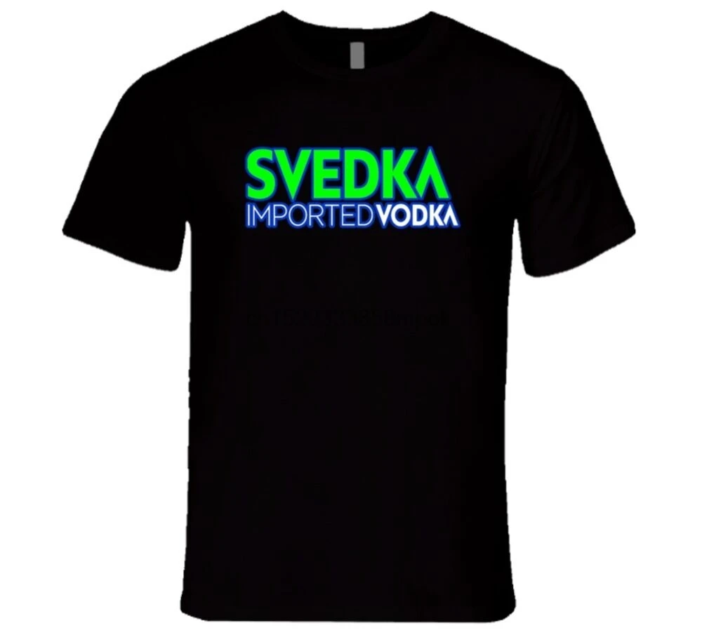 Импортная Спортивная футболка с водкой SVEDKA | Мужская одежда