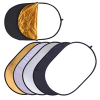 5 in 1 multi photography photo oval collapsible light reflector handhold portable photo reflector%ef%bc%8860x90cm%ef%bc%89