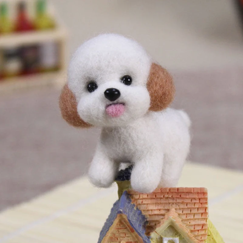 Шерстяное войлочное ремесло сделай сам модная индивидуальная собака