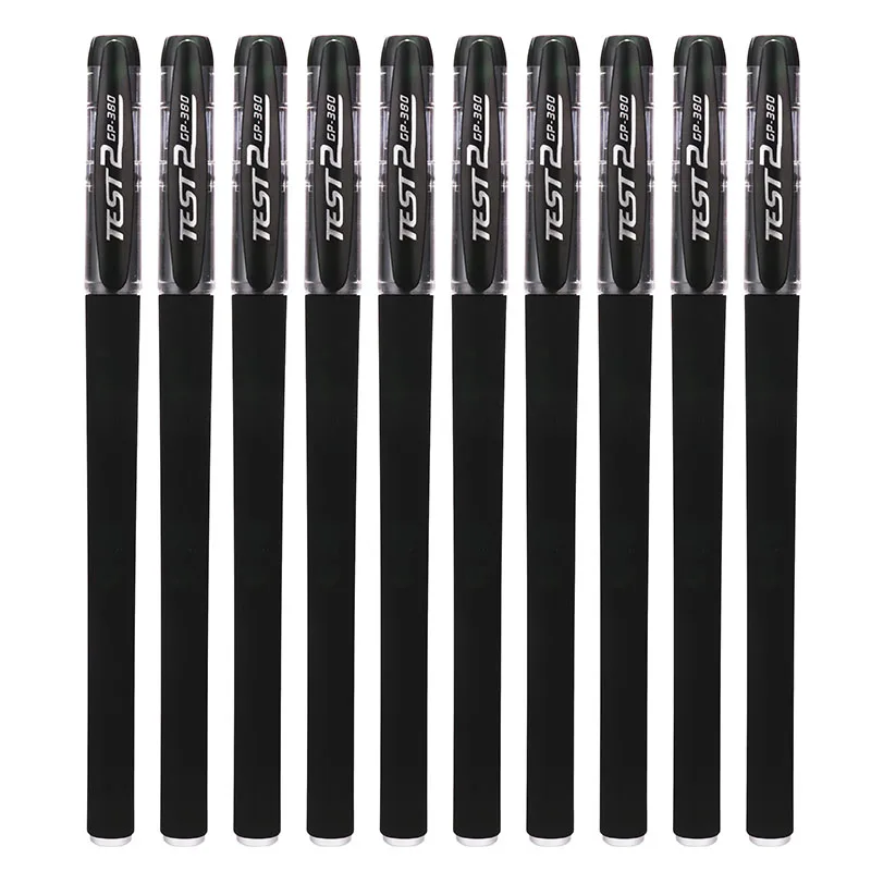 

50 pcs Black Gel Pens school Office Writing Supplies Pen students writing Stationery office business sign