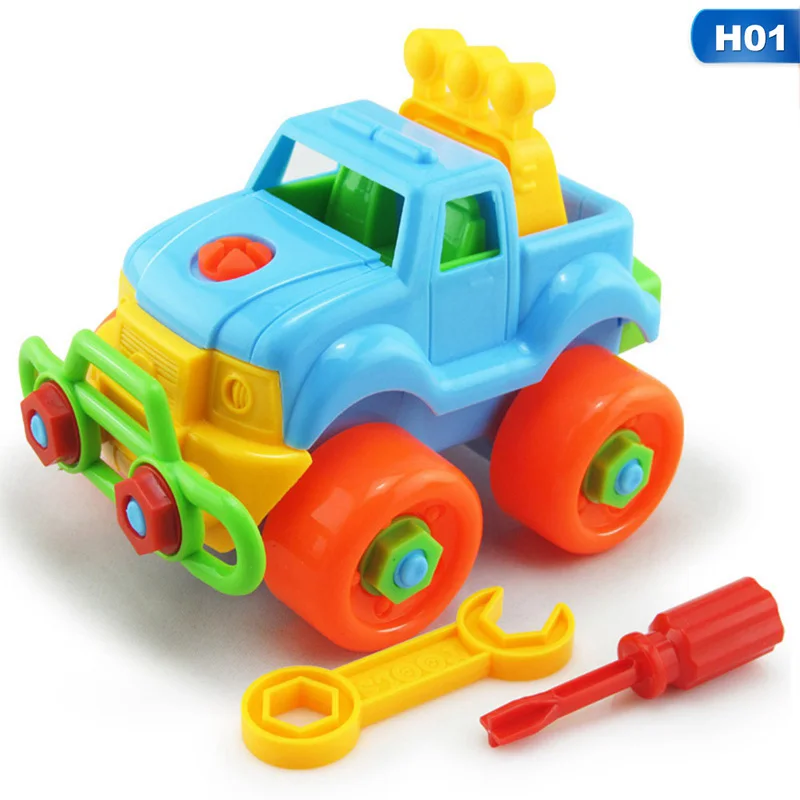 

Plastic 3d Puzzle Disassembly Motorcycle Kids Toys Early Learning Education DIY Screw Nut Group Installed Children Jigsaw