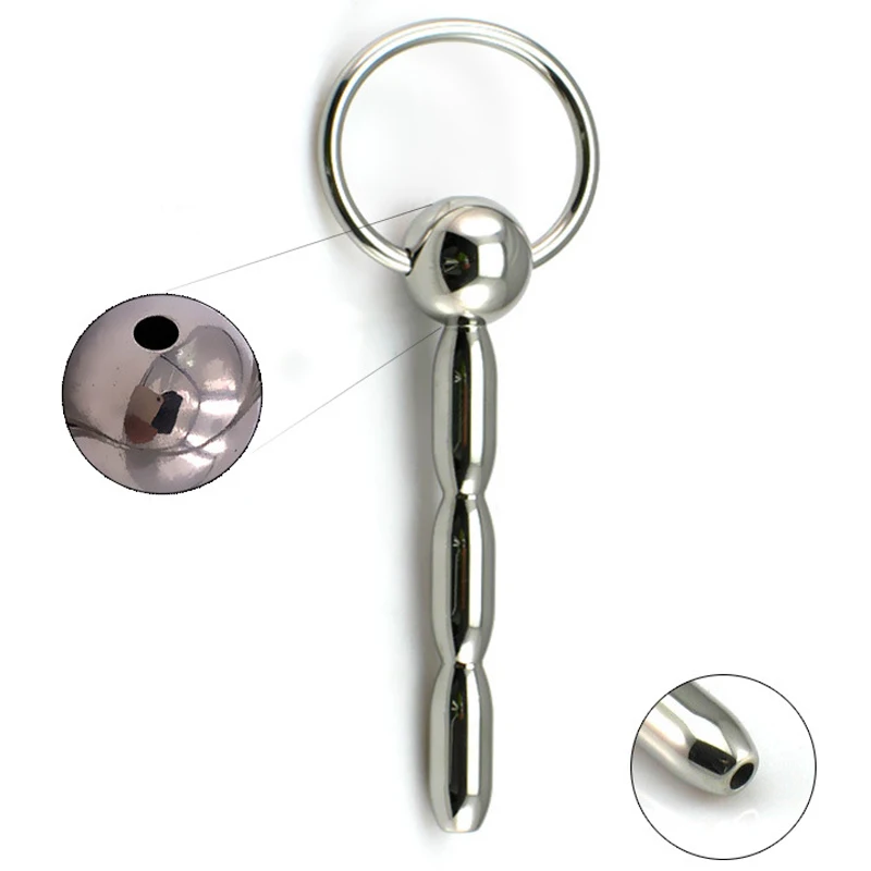 Полая пробка из нержавеющей стали для пениса бусины уретрные расширители