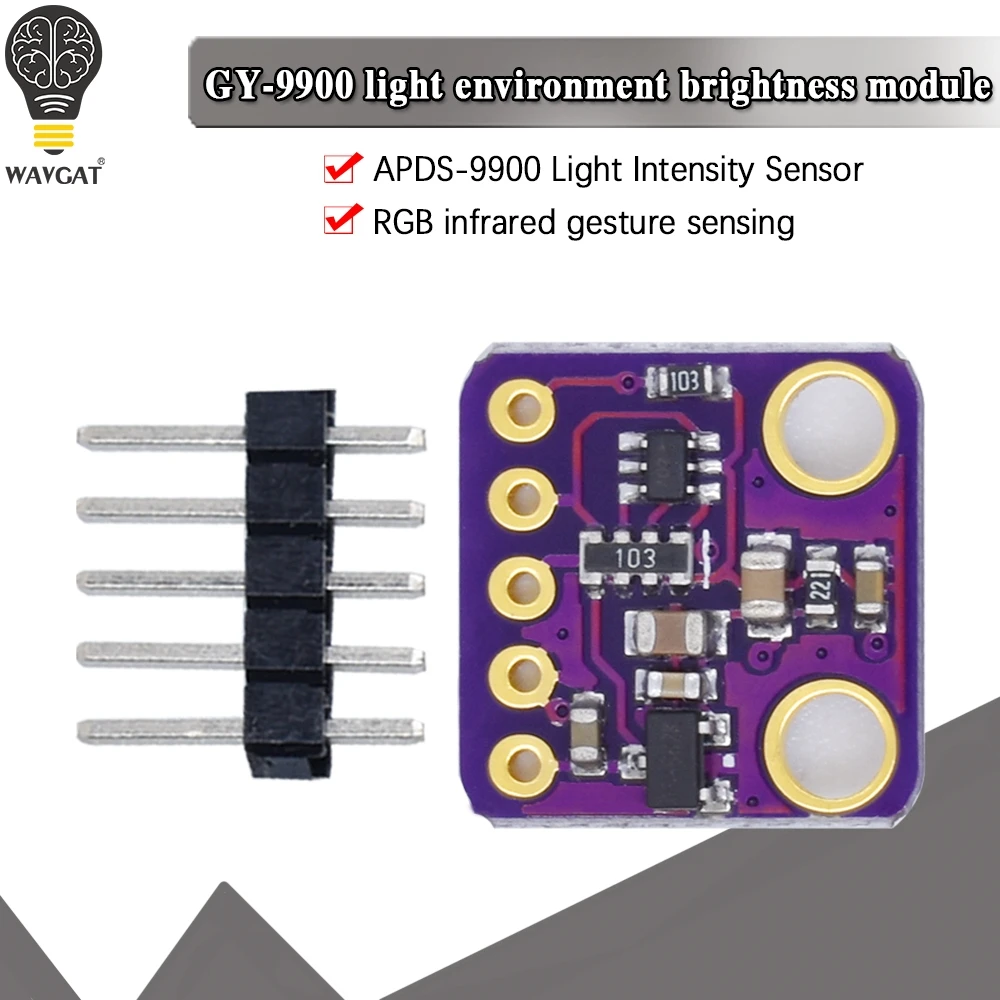 GY-APDS9900-LLC цифровая фотография, яркость от датчика приближения RGB