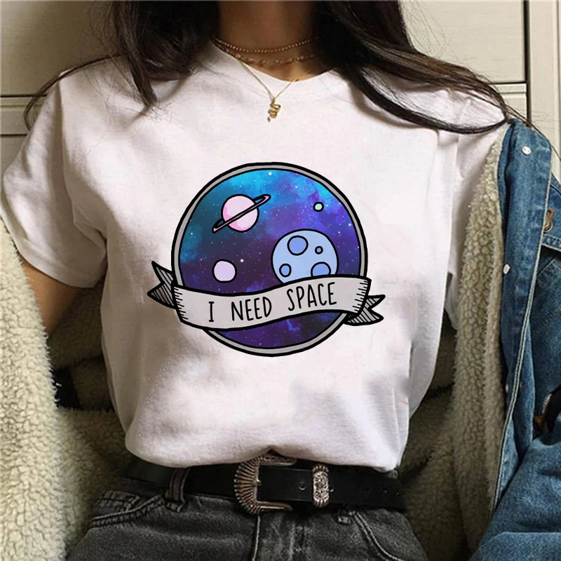 

T-shirts Women 90s Star Fashion Short Sleeve Trend Spring Summer Clothes Graphic Tshirt Top Lady Print Female Tee T-Shirt