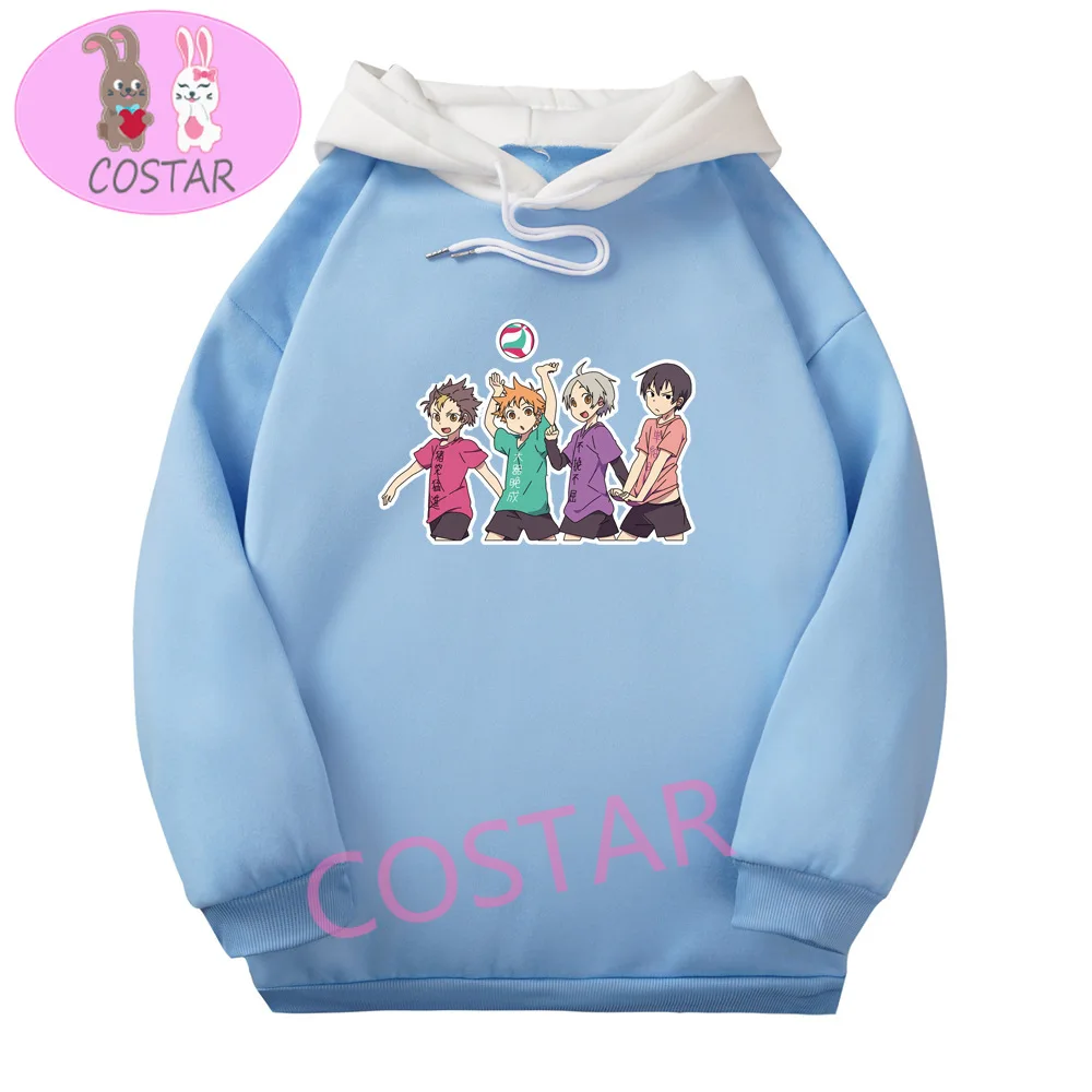 

COSTAR Hot Anime Haikyuu! Хината Shoyo Kakeyama Модный пуловер худи Харадзюку с капюшоном Свитшот унисекс