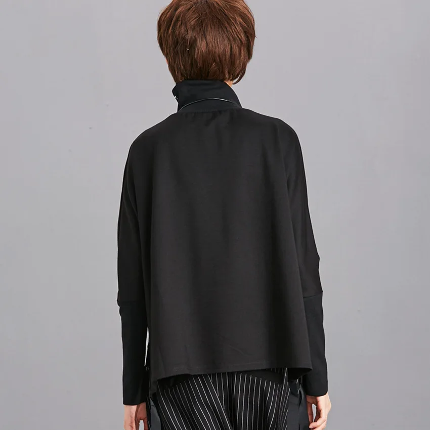 

Spring Streetwear Black Tops Girls White Gothic Oversized Hoodie Streetwear Womens hip-hop Cool Couple High Street Sweatshirts
