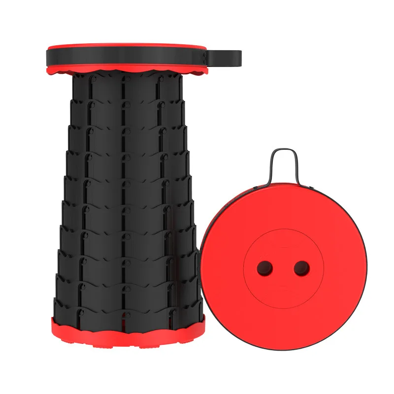 Уличный портативный складной стул выдвижной пластиковый Маленький для кемпинга