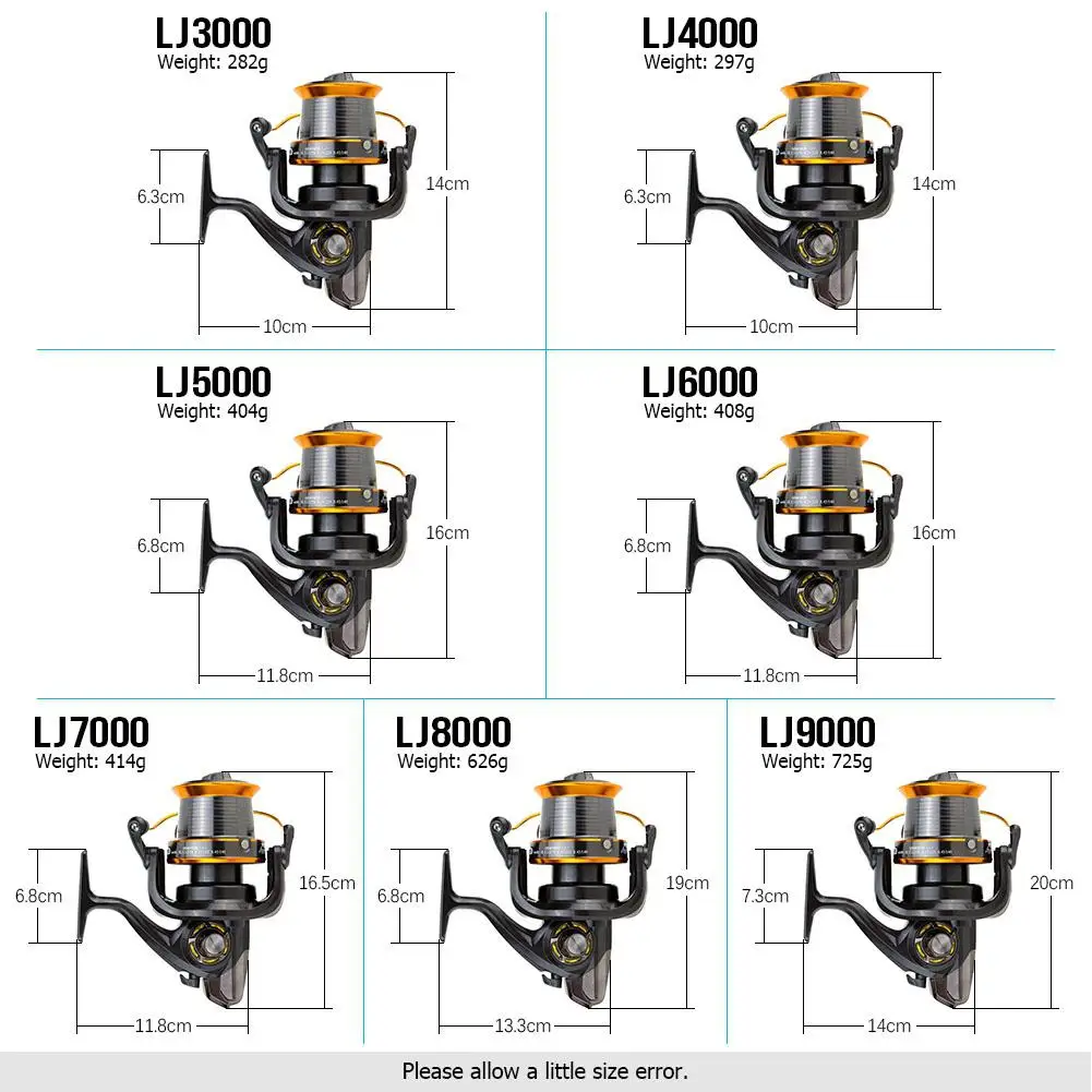 12+1BB 4.11:1 Left/Right Hand Anti Corrosive Fishing Reel Metal Spool for Surf Casting Long Shot Ocean Sea | Спорт и развлечения