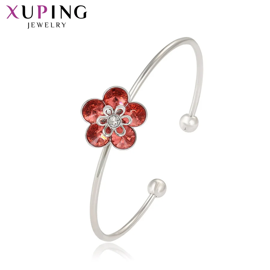 От бижутерии Xuping простой современной женщины цветок Форма браслет с кристаллами