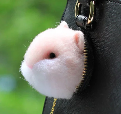 Hanging bag 4 Кошачий хомяк, мультяшный набор, шерсть, вышивка, набор, шерсть, войлок, игла для валяния, висячая сумка, ремесло, needlecture, сделай сам, ручная работа - Цвет: Hanging bag 4