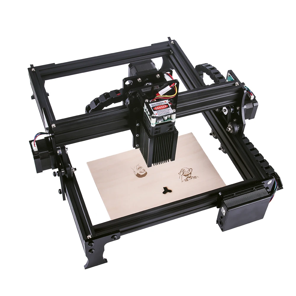 3000mW/7000mW Laser Engrave Machine Upgrade Version DIY Desktop CNC Wood Router Support Computer/Android Wifi/Off-line Control |