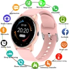 Женские Смарт-часы в режиме реального времени прогноз погоды трекер активности монитор сердечного ритма спортивные женские Смарт-часы для мужчин для Xiaomi
