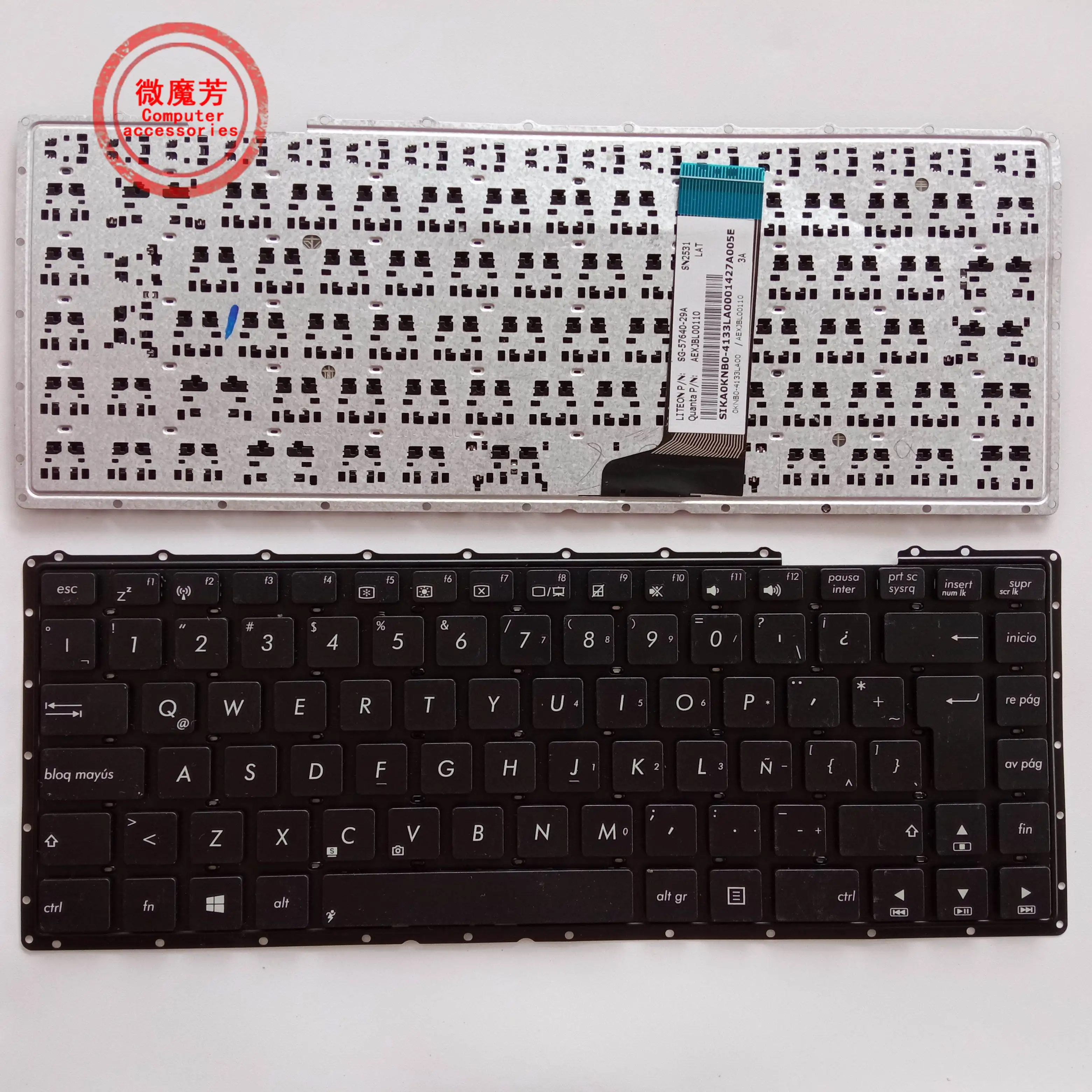 Клавиатура для ноутбука Asus X451 X451C X451CA X451MA X451MAV A455 A450 X455 X454 R455 A455L F455 X403M W419L LA