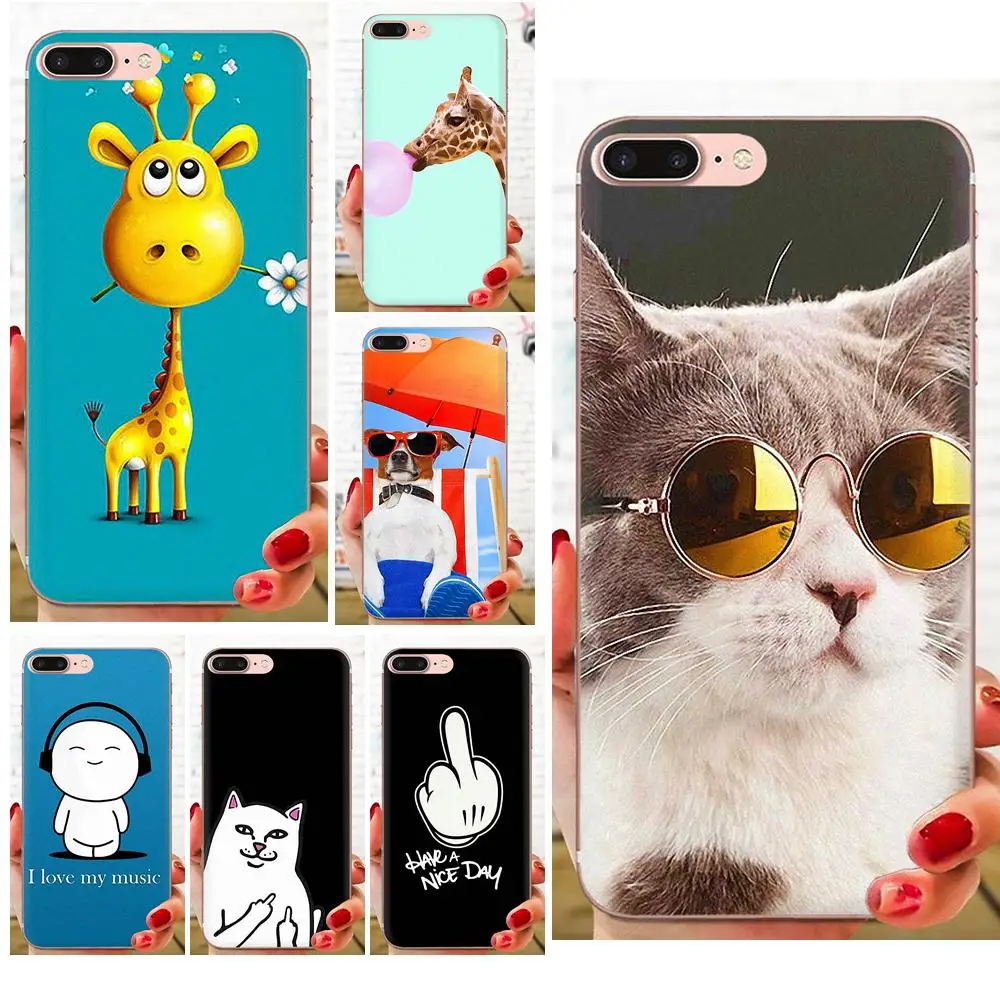 Для HTC Desire 530 626 628 630 816 820 830 One A9 M7 M8 M9 M10 E9 U11 U12 Life Plus TPU рисунок Забавный милый |