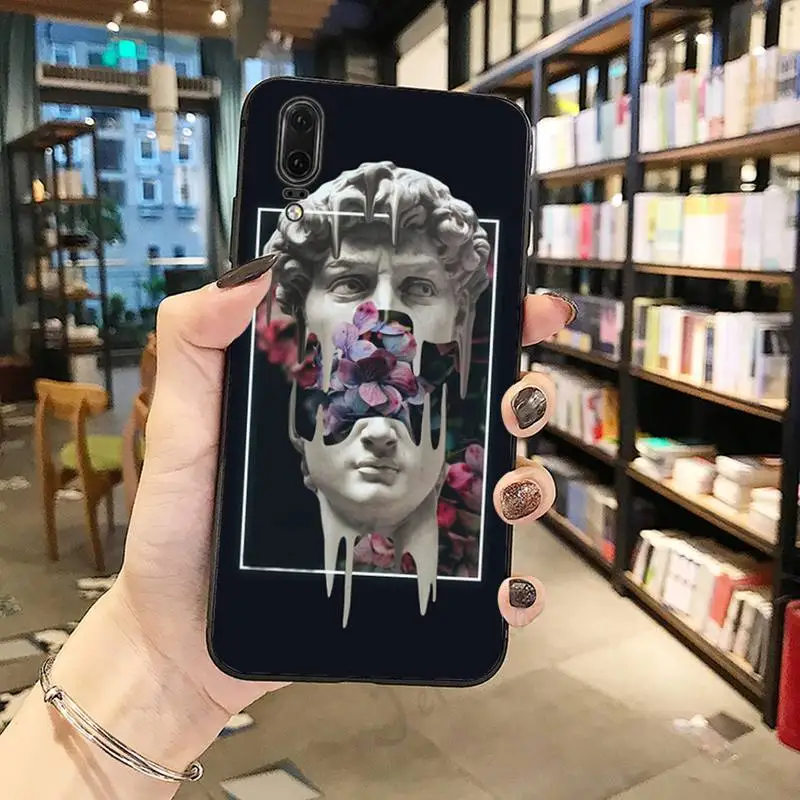 

Mona Lisa statue Renaissance art Phone Case For Huawei honor Mate P 10 20 30 40 i 9 8 pro x Lite smart 2019 nova 5t