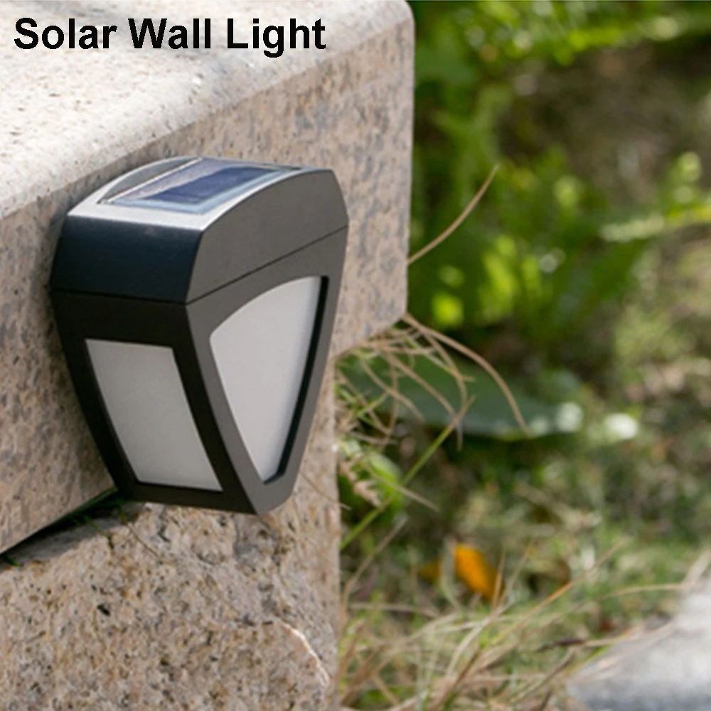 Уличный фонарь на солнечной батарее s настенный светильник энергии золотой