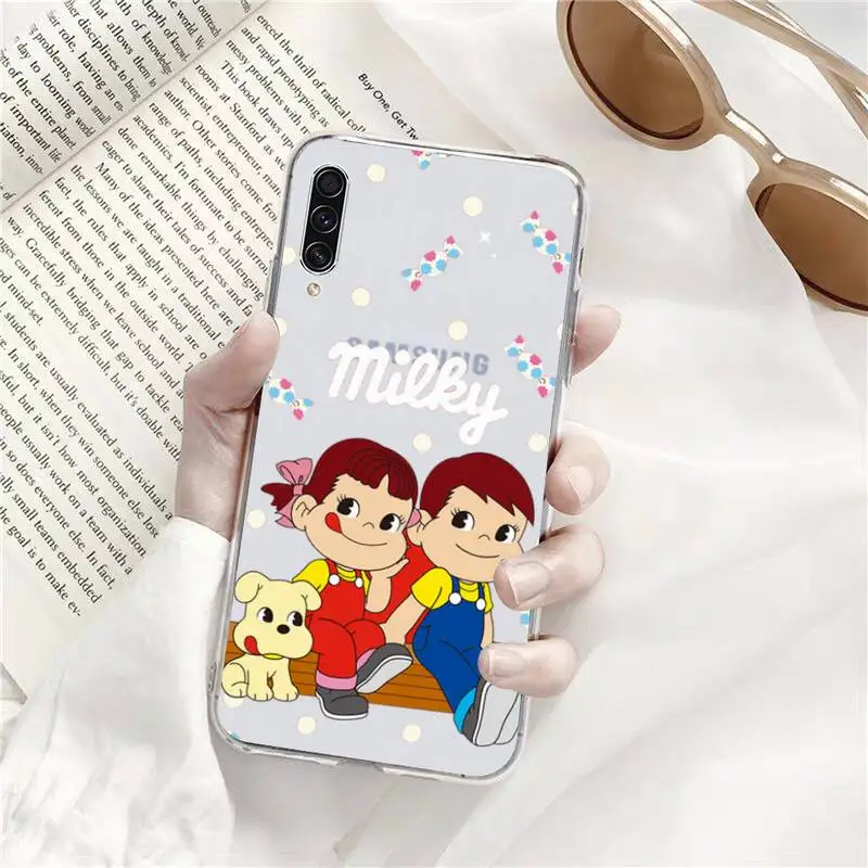 Сладкий молочный чехол Peko для телефона прозрачный Samsung s9 s10 s20 Huawei honor P20 P30 P40 xiaomi note
