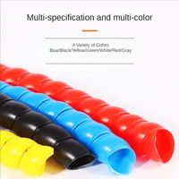 10m winding tube 81014mm wire organizer cable protection sleeve tube protection sleeve spiral wrap winding protector