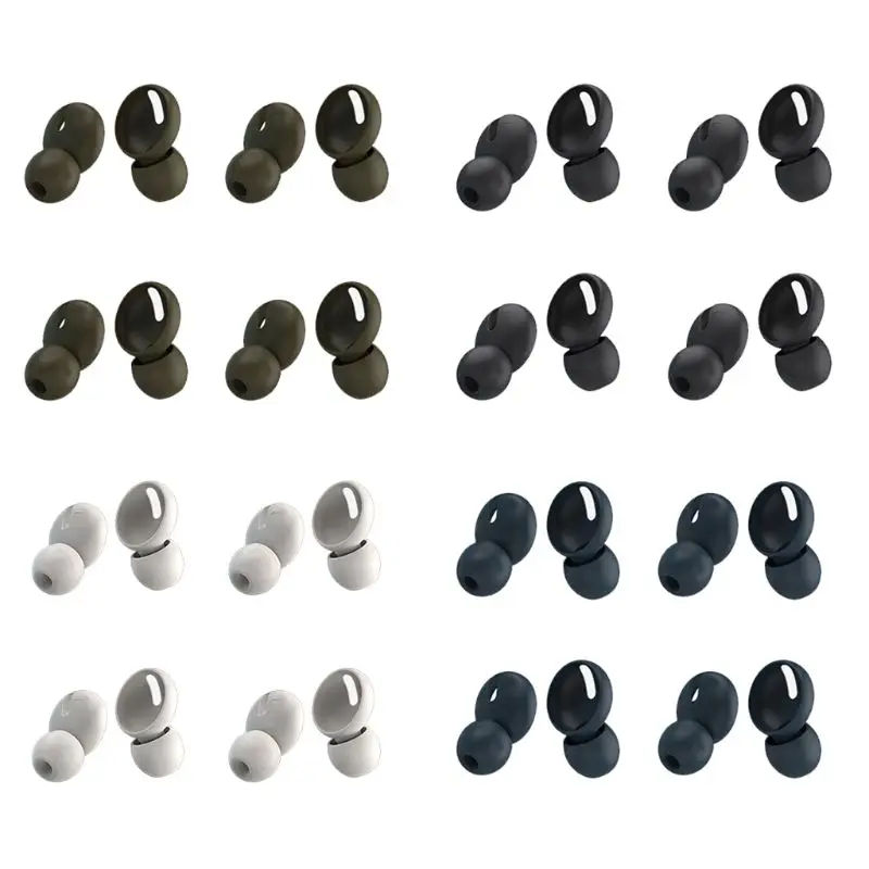 

4Pair Silicone Earbuds Ear Tips In-Ear Earphone Cover Cap for Powerbeats Pro Kit