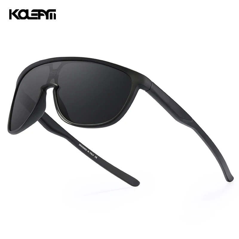 

KDEAM New Exclusive One Piece Men's Sunglasses TR90 Material Mirror Sun Glasses Men Sports CE oculos de sol UV400