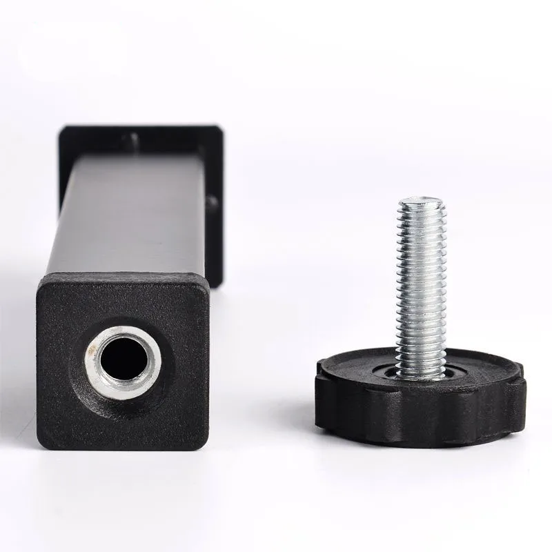 

1pcs Cold Rolled Steel Adjustable Furniture Legs Feet Replacement Table Cabinet Legs 15/18/20/22/25/30/35cm Height Black/White