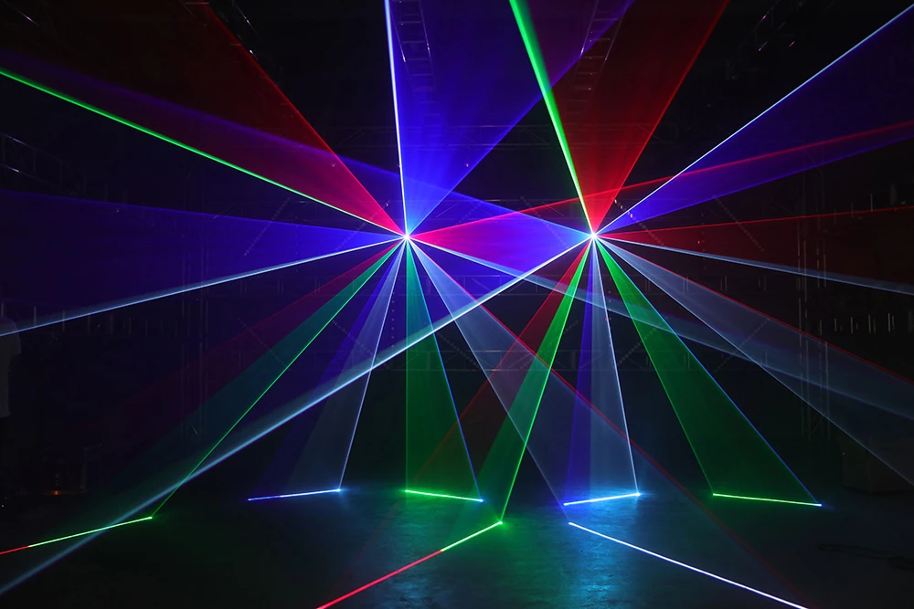 Полноцветный лазерный мини светильник MFL 256 3 Вт RGB DMX/Авто/звук/Master slave/ILDA для