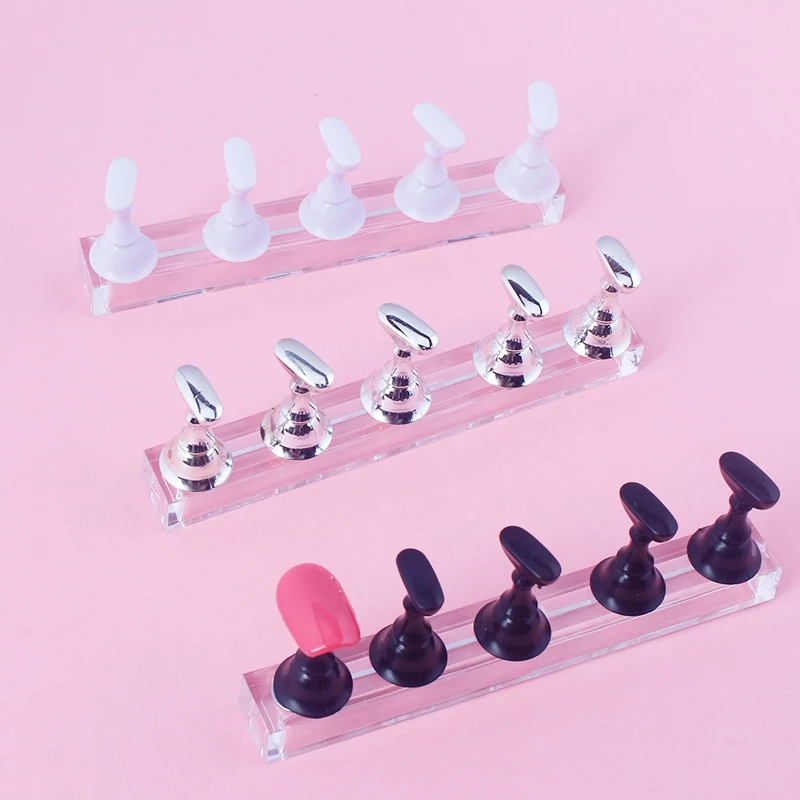 5 шт./компл. магнитные накладные Типсы Практика школа Дисплей стенд держатель для