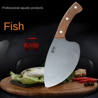 chef knife round blade belly sharp filleting knife slicing meat cleaver seafood fish aquatic products processing tool knives