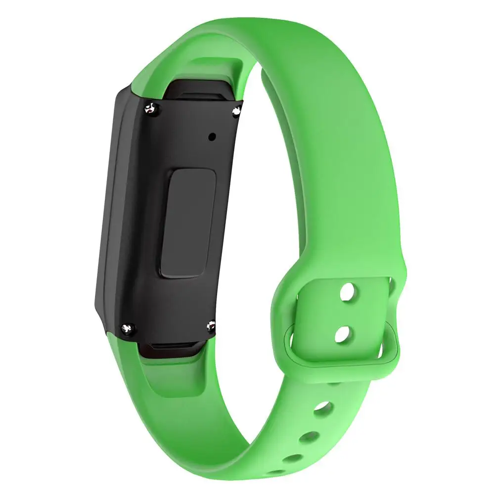 Green Силиконовый ремешок для спортивных часов браслет петля для samsung Galaxy Fit SM-R370 многоцветный для ремешка часов - Цвет: Green