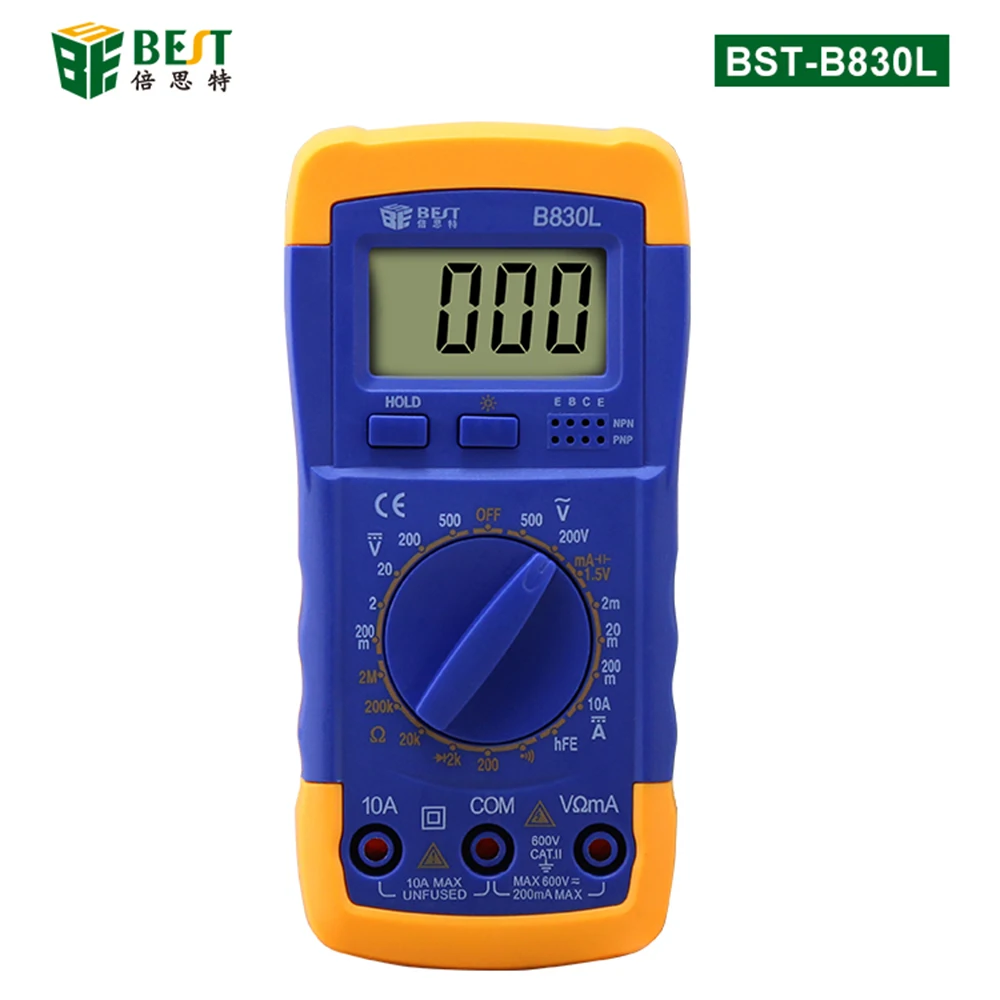 

Digital LCD Multimeter Voltmeter Ammeter DC AC OHM Volt Current Tester For Professions Factories Schools Amateur Home Use