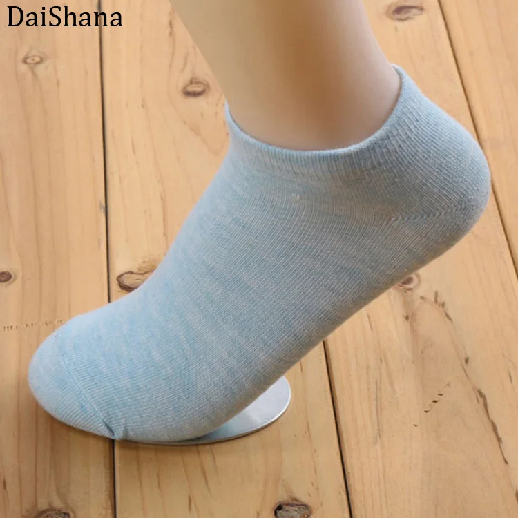ZB00109 DaiShana 20 шт = 10 пара/лот новые модные кейсы конфетных цветной носок женские носки до лодыжки с изображением забавных милых носки-башмачки Повседневное, для девушек и женщин, Sokken, Mujer - Цвет: ZB00109