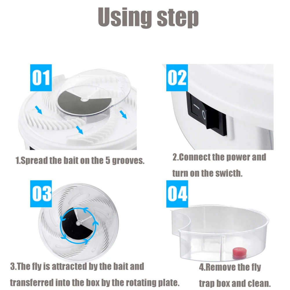 

USB Electric Fly Trap Anti Fly Automatic Flycatcher Insect Pest Control Catcher Mosquito Fly Trap Catching Usb Killer Device
