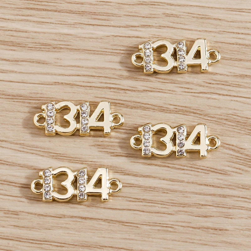 

8 шт. 15*5 мм кристалл номер 1314 Подвески соединитель для изготовления DIY кулон ожерелье влюбленных подарок браслет ручной работы ювелирные изд...