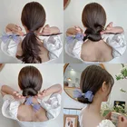 Элегантная Модная заколка для волос с бантом и жемчугом, заколка для пучка, повязка на голову, аксессуары для ленивых волос, Женская прическа, заколка для волос, банкет, вечерние