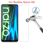 Чехол для realme narzo 50i, защита экрана, закаленное стекло для realmi narzo50i 50 i i50