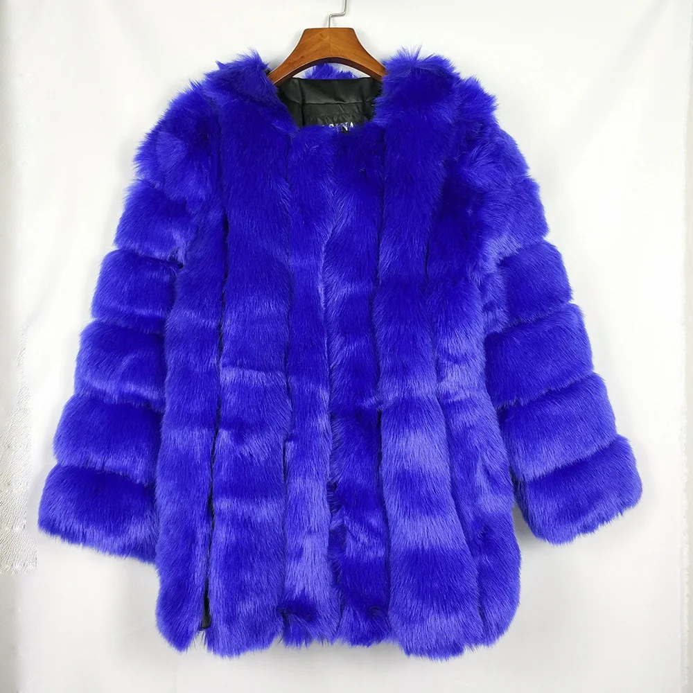 Женское приталенное пальто Leiouna длинная Повседневная куртка из искусственного