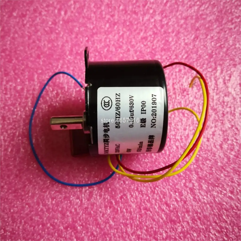 1 шт. 50ktyz 220V переменного тока мощностью 6 Вт 1 об/мин/2,5 об/мин/5 мин/10 об/мин/15/30rpm/50 rpmpermanent магнит синхронный Шестерни мотор