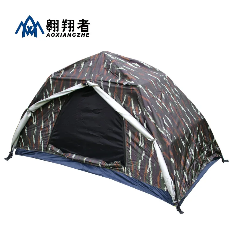 Billig Strand Zelt Sonnenschutz Doppel Schicht Pavillon Im Freien Baldachin 1 Person Zelte Strand Schatten Angeln Event Acampamento Wandern EH50T