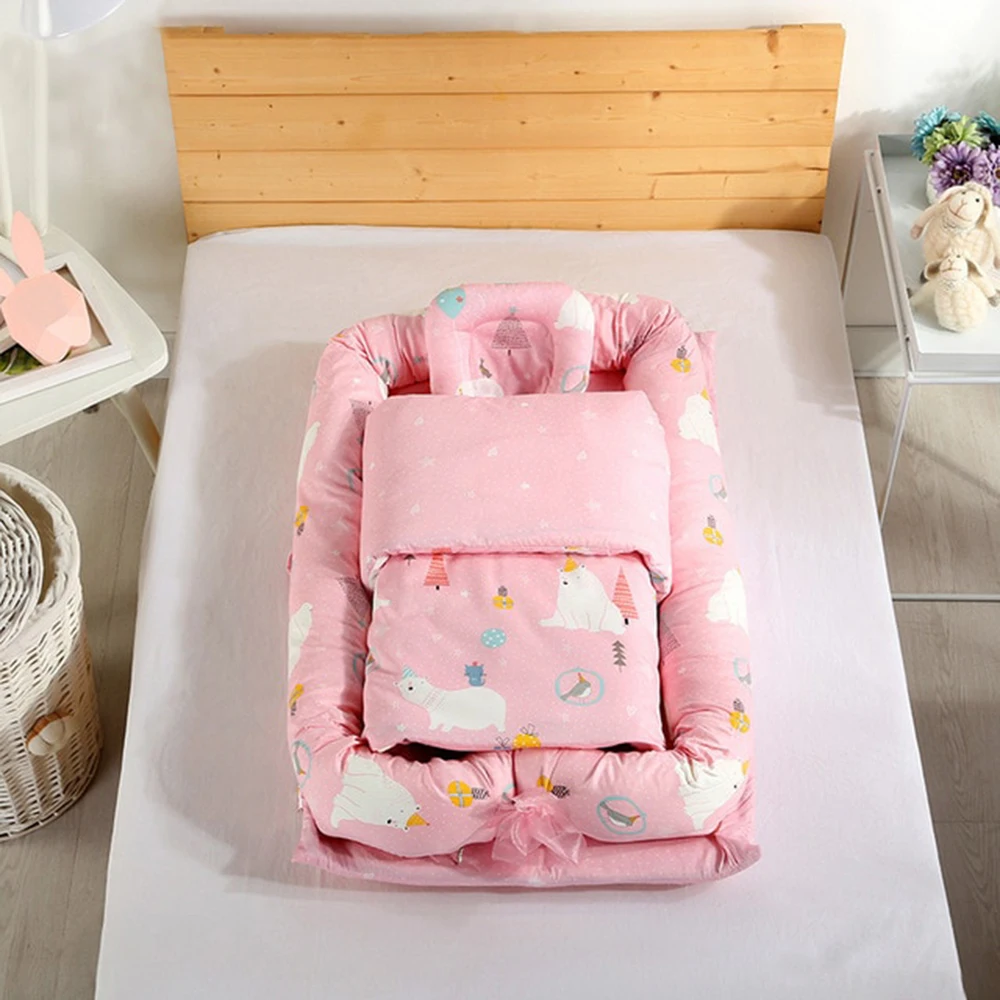 Кроватка для сна детская кроватка портативная моющаяся дорожная Изолированная с