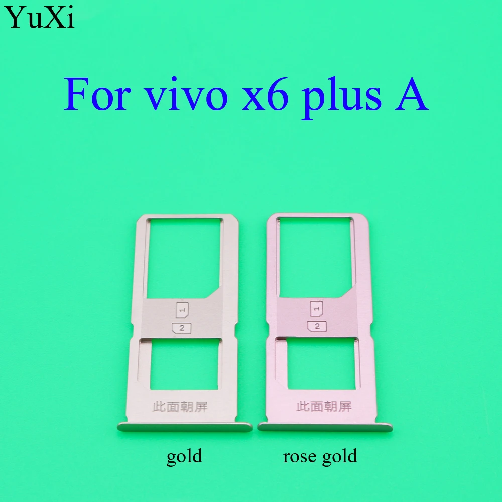 YuXi для Vivo X6plus D/L A X7 plus X9s PLUS X9plus Micro Dual Sim SD TF адаптер держатель чтения слот лоток