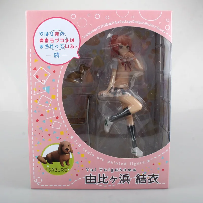 19CM Anime My Teen Romantic Comedy Action Figures Yuigahama Yui Sexy Girl Figure Toy Adults Collection Model Doll Gifts | Игрушки и