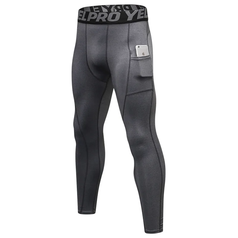 

Men Sport Pants Long Gym Pants with Pockets Running Training Sports Pants Long S~XXL Compression Fitness Bodybulding