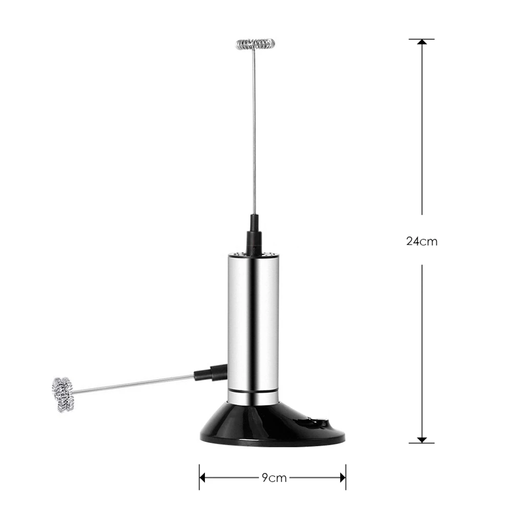 Горячая Распродажа Электрический вспениватель молока 2 венчик ручной кухонный