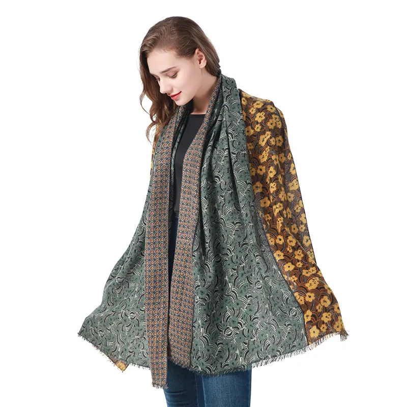 

Autumn and winter thick warmth shawl scarves, shawls wrapped in thick warm blanket shawls and wrap women, luxury thickened scarv
