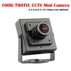 2,8 мм 3,6 мм 6 мм 8 мм 12 мм 16 мм объектив опционально 1000TVL CMOS Проводная Мини-коробка Micro CVBS CCTV камера безопасности с металлическим корпусом