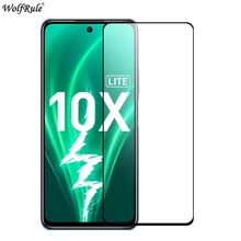 2Pcs Screen Protector For Honor 10X Lite Glass X10 9A 9C 9S Tempered Glass Protective Phone Film For Huawei P Smart 2019 2020
