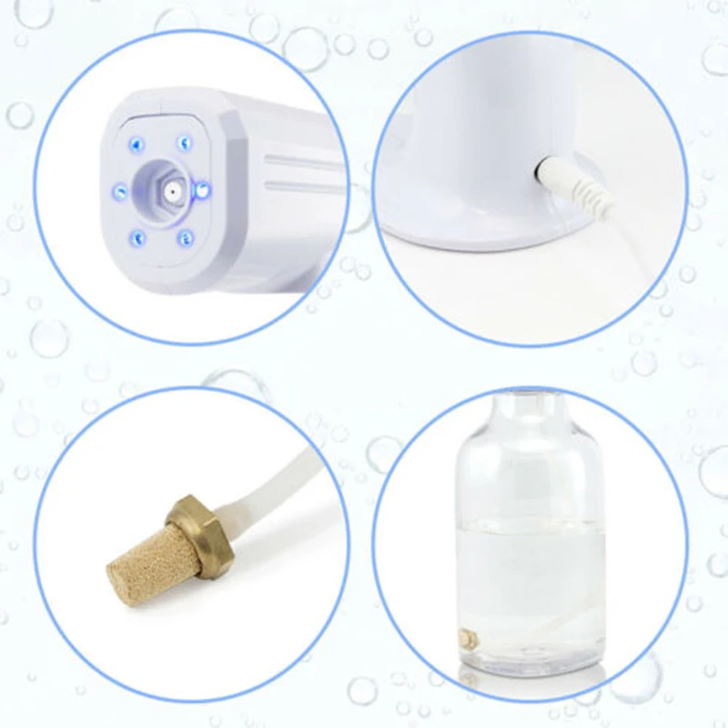 

800ML Wireless Charging Nano Atomization Disinfection Spray Blue Light Nano Steam Gun Atomizing Fogger Disinfection-Sprayer Gun