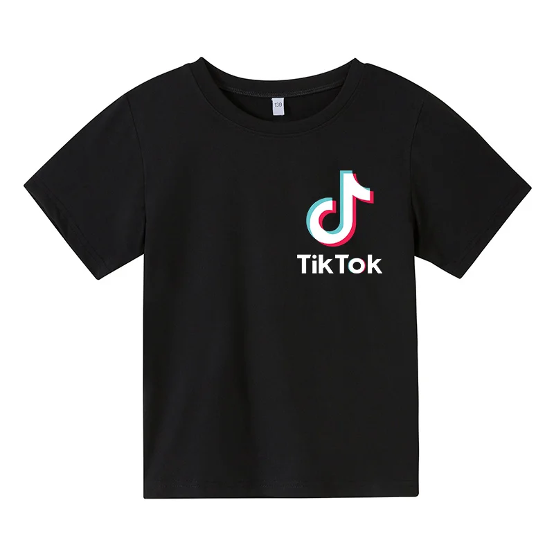 

Summer Children's Short-sleeved T-shirt Cotton Letter Printing Cute Boys And Girls Casual Tops Baby Kids Street Clothing T Shirt