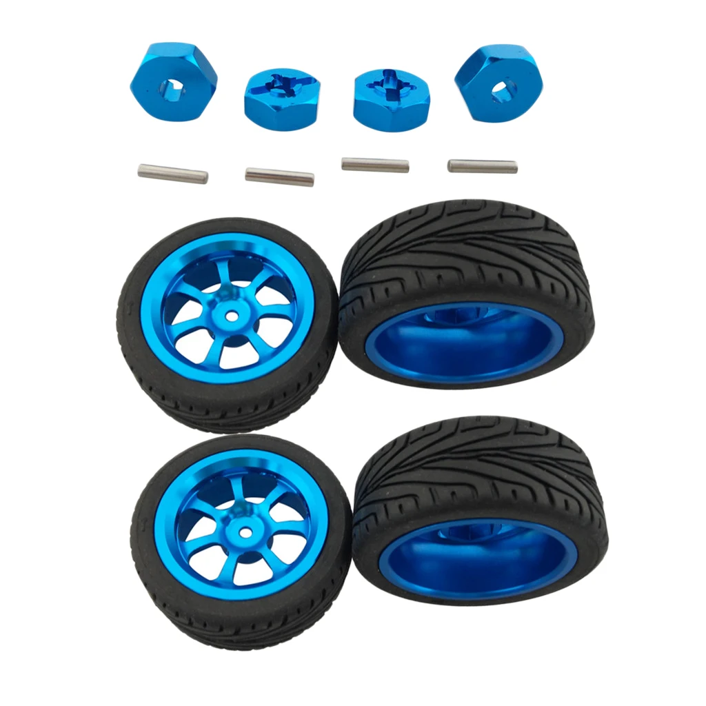 Набор/4 шт шины колеса и шестигранные гайки для 1:18 Wltoys A959 B A969 A949 A979 K929 B|Детали